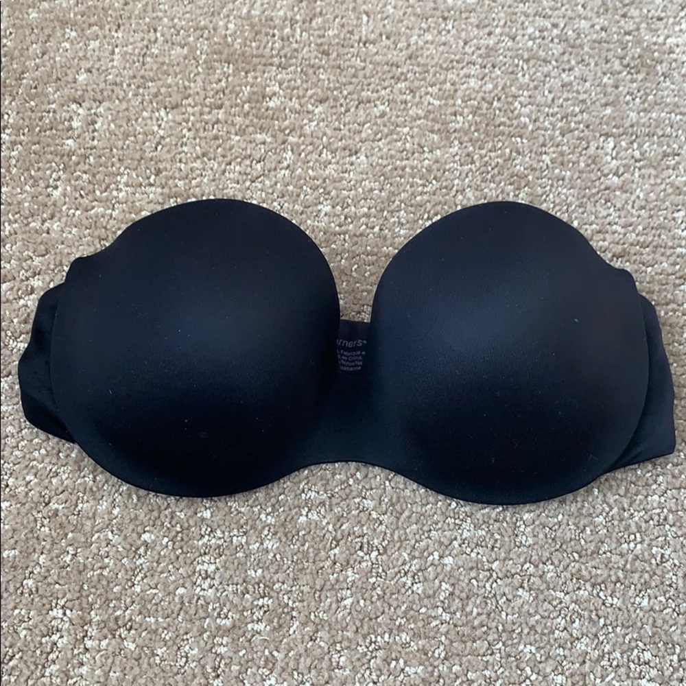 Women’s Black Strapless Bra